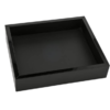 Jabonera o Base Rectangular Essentials Negro Mate